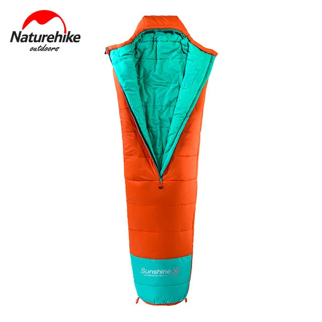 Naturehike Mummy Cotton Sleeping Bag with Middle Zipper