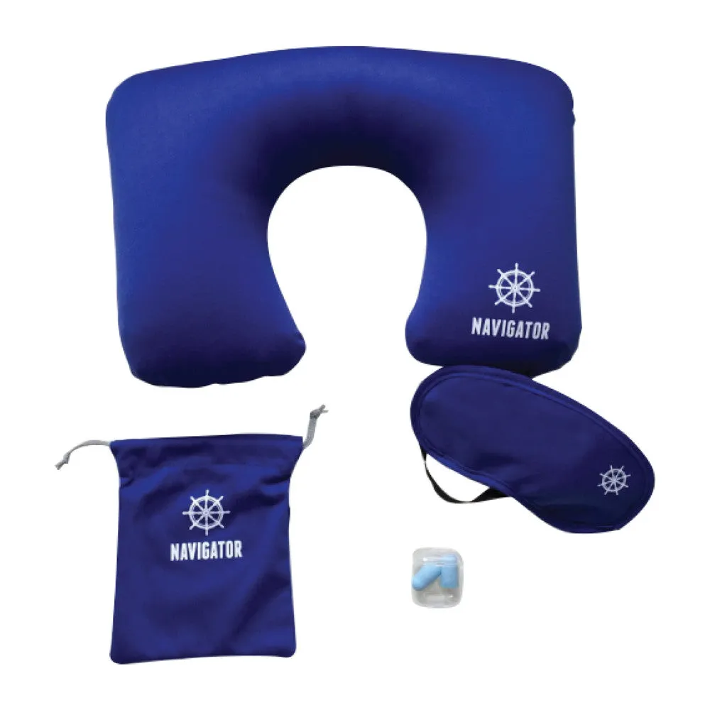 Neck Pillow with Eye Mask and Ear Lug