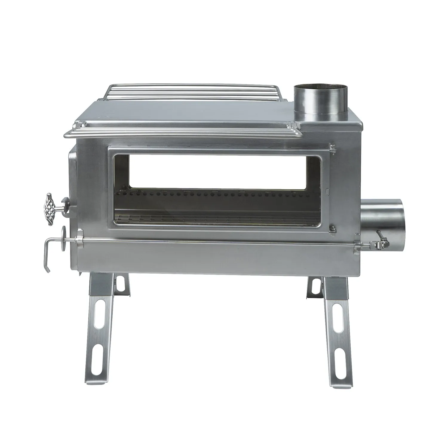 Nomad Double View Plus External Air Stove - Large