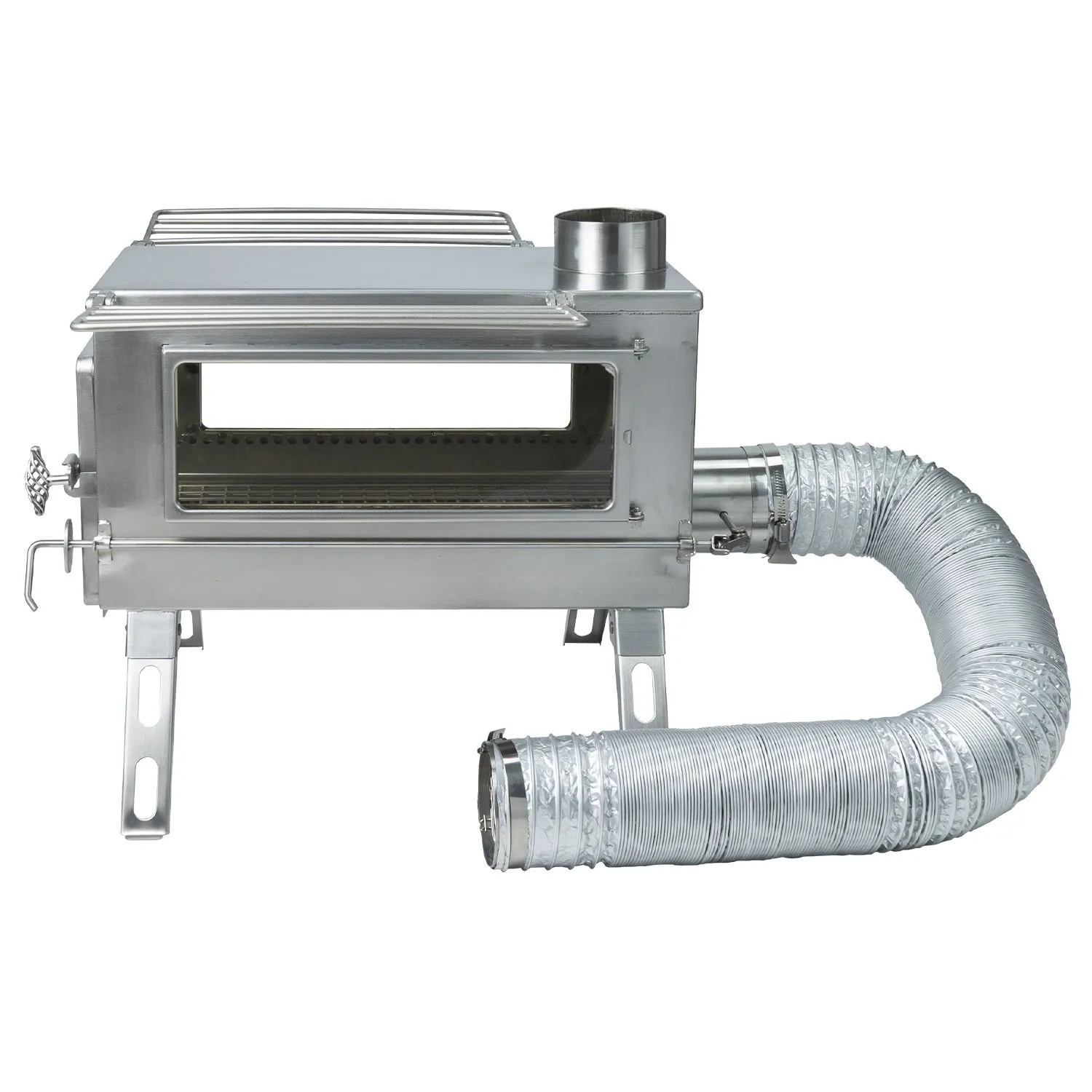 Nomad Double View Plus External Air Stove - Large