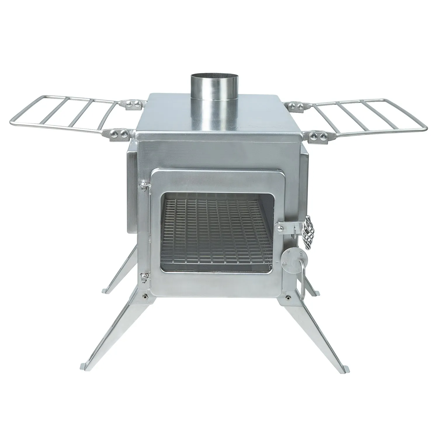 Nomad Double View Plus External Air Stove - Large