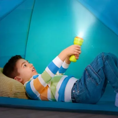 Open Box - B. toys Toddler Tent & Flashlight Story Reels - Project 'n' Play Tent