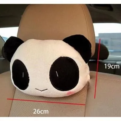 Panda Car Neck Pillow - set of 2