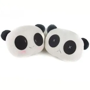 Panda Car Neck Pillow - set of 2
