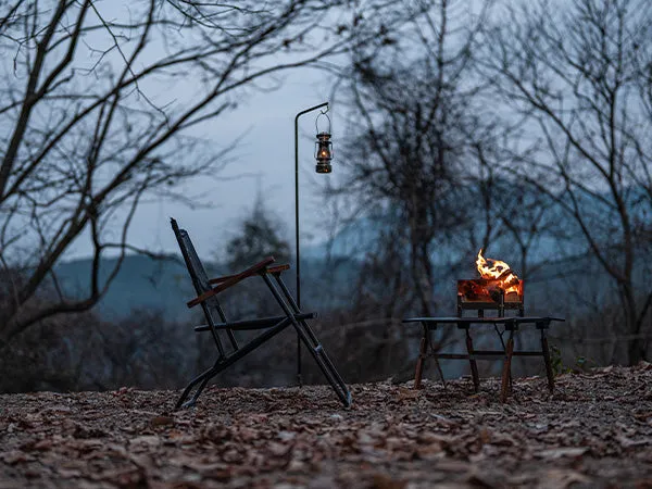 Qingluan Dual-Fuel Alcohol & Wood Fire Pit