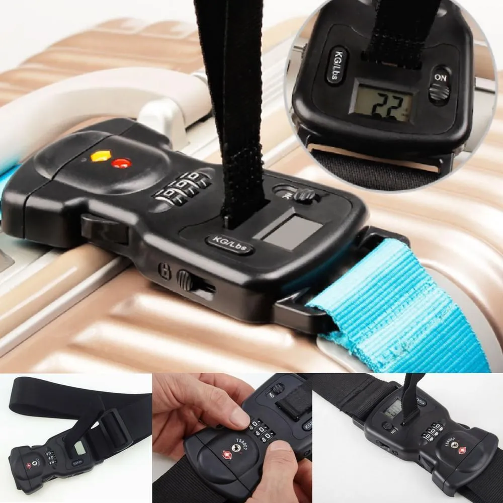 Shoppy Luggage Strap with Scale