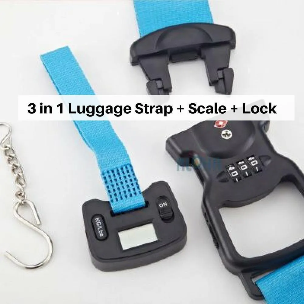 Shoppy Luggage Strap with Scale