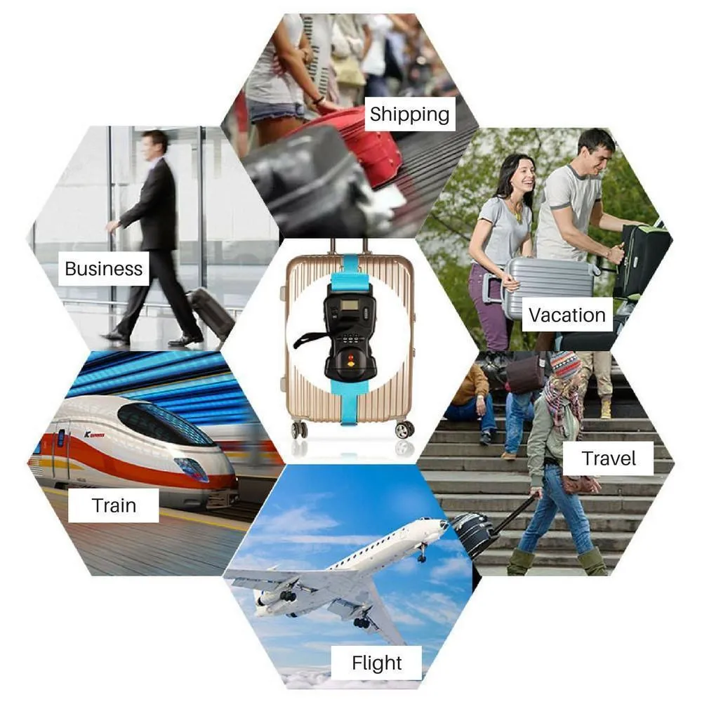 Shoppy Luggage Strap with Scale
