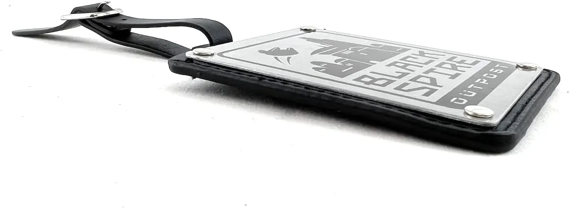 Star Wars Luggage Tag Black Spire Outpost Galaxy's Edge Disney Parks