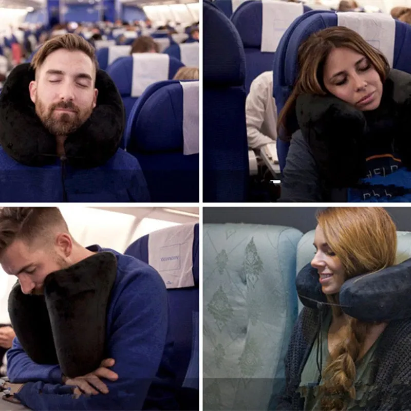 Traveloped H-shape Inflatable Travel Neck Pillow