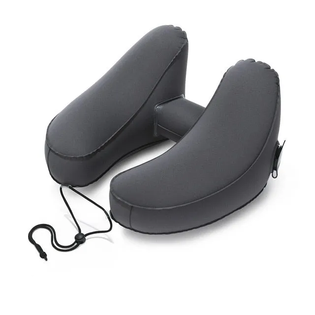 Traveloped H-shape Inflatable Travel Neck Pillow