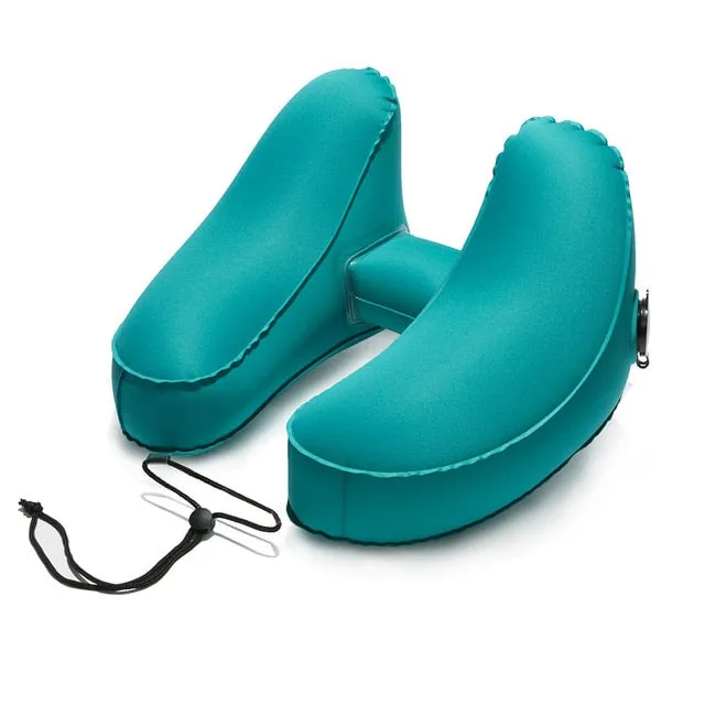 Traveloped H-shape Inflatable Travel Neck Pillow