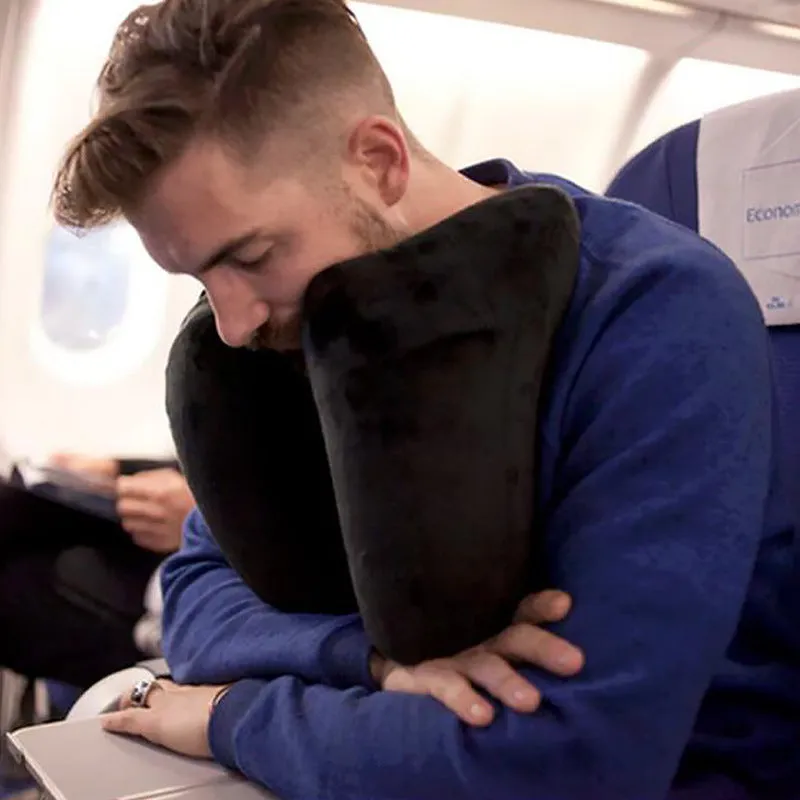 Traveloped H-shape Inflatable Travel Neck Pillow