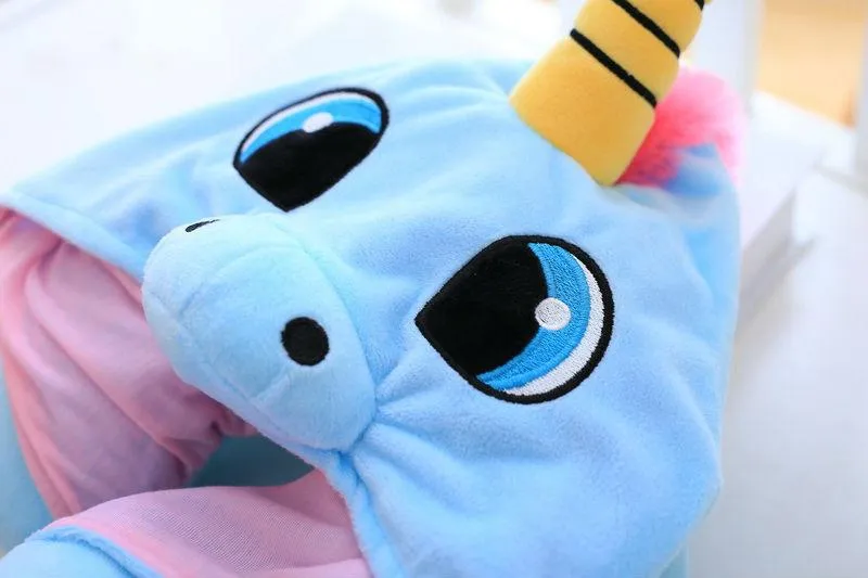Unicorn Neck Pillow with Hoodie