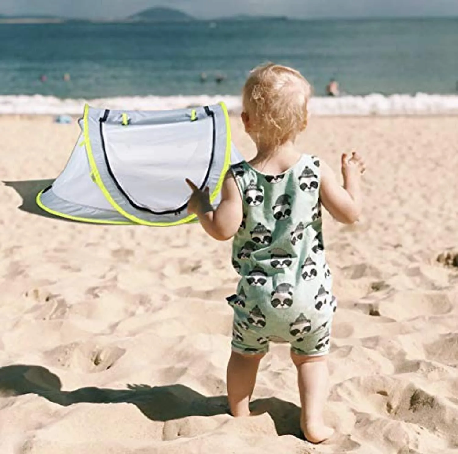Wayfinder TravelTot, Baby Travel Tent Portable Baby Travel Bed Indoor & Outdoor Travel Crib Baby Beach Tent UPF 50  UV Protection w/Mosquito Net and 2 Pegs