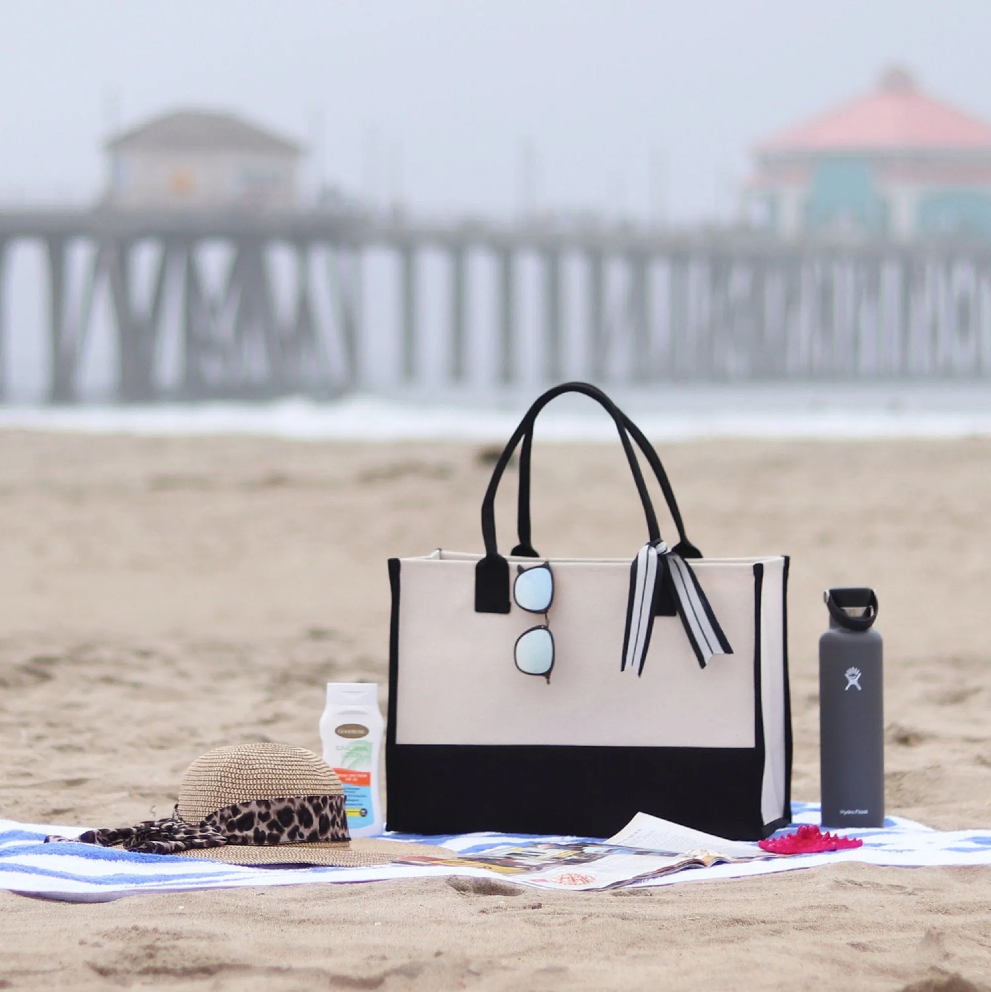 Weekend Vibes Beach Tote Bag - Large Chic Tote Bag - Gift for Her - Girls Weekend Tote - Weekender Bag - Weekend Tote - Weekend Vibes Bag