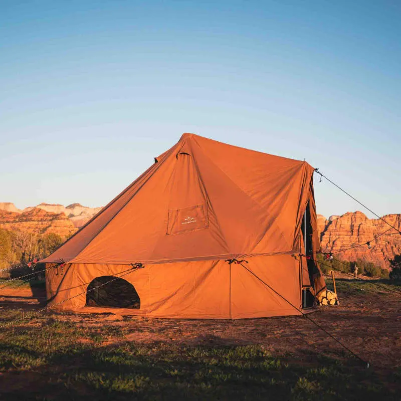 White Duck Regatta Canvas Bell Tent and EcoFlow DELTA Pro Portable Power Station Bundle