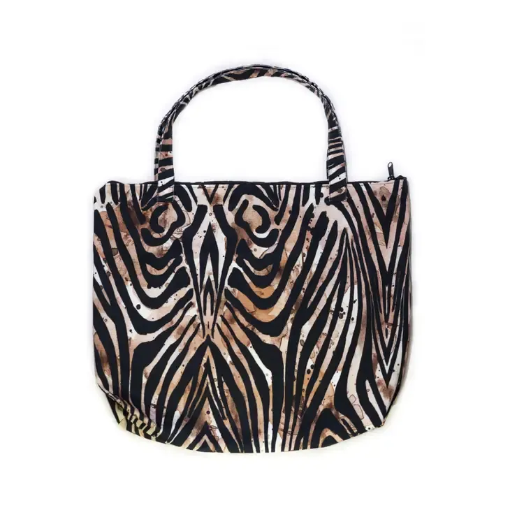 Wild Zebra Tote Bag