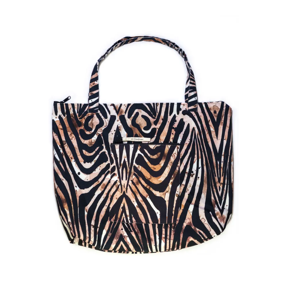Wild Zebra Tote Bag